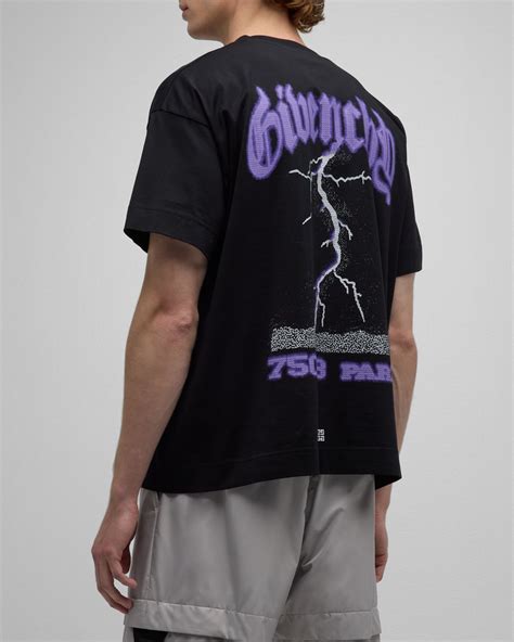 Givenchy Men's Lightning Bolt Logo T